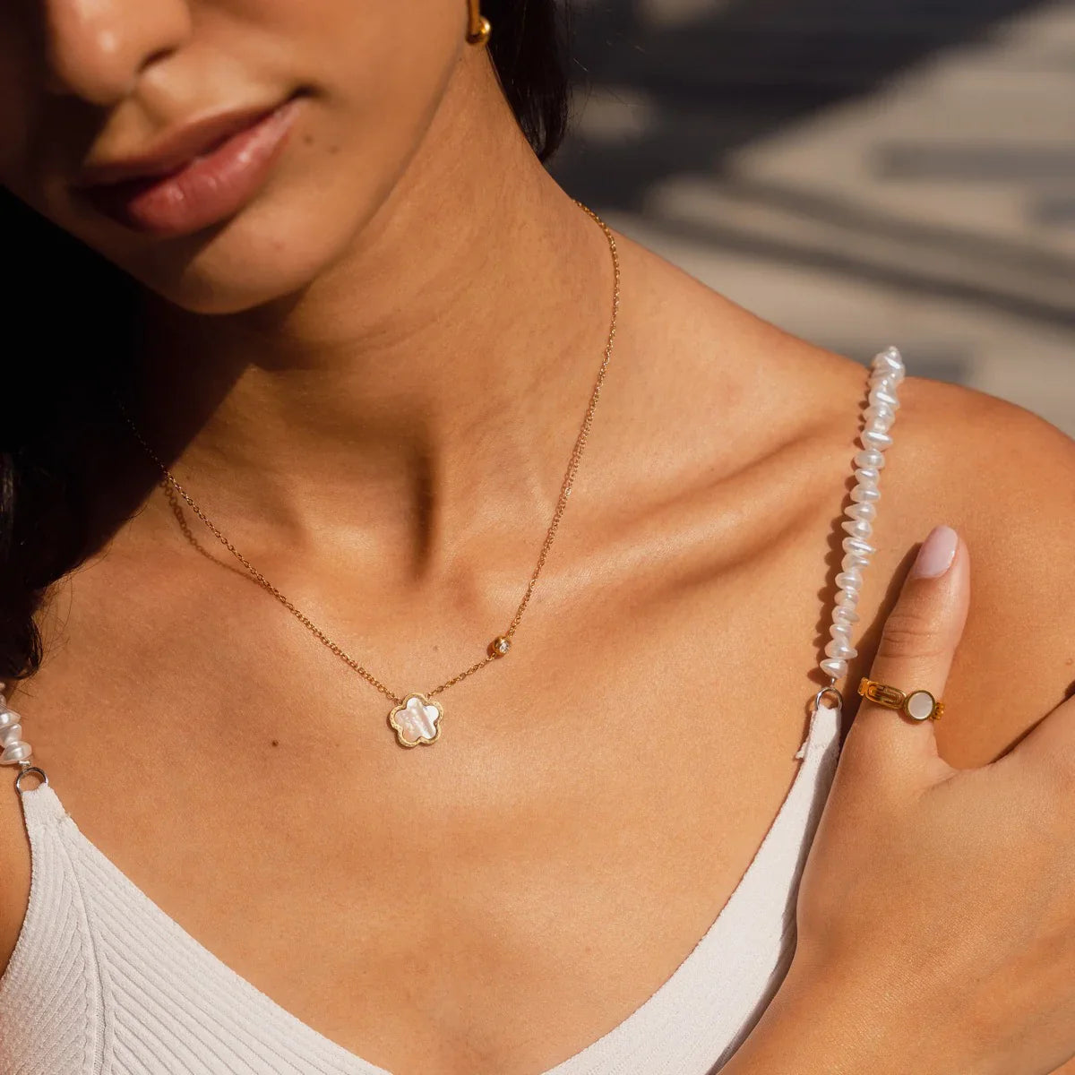 Colar Trevo 18K