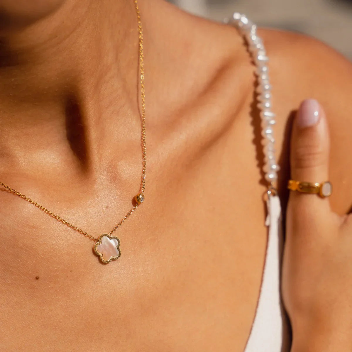 Colar Trevo 18K