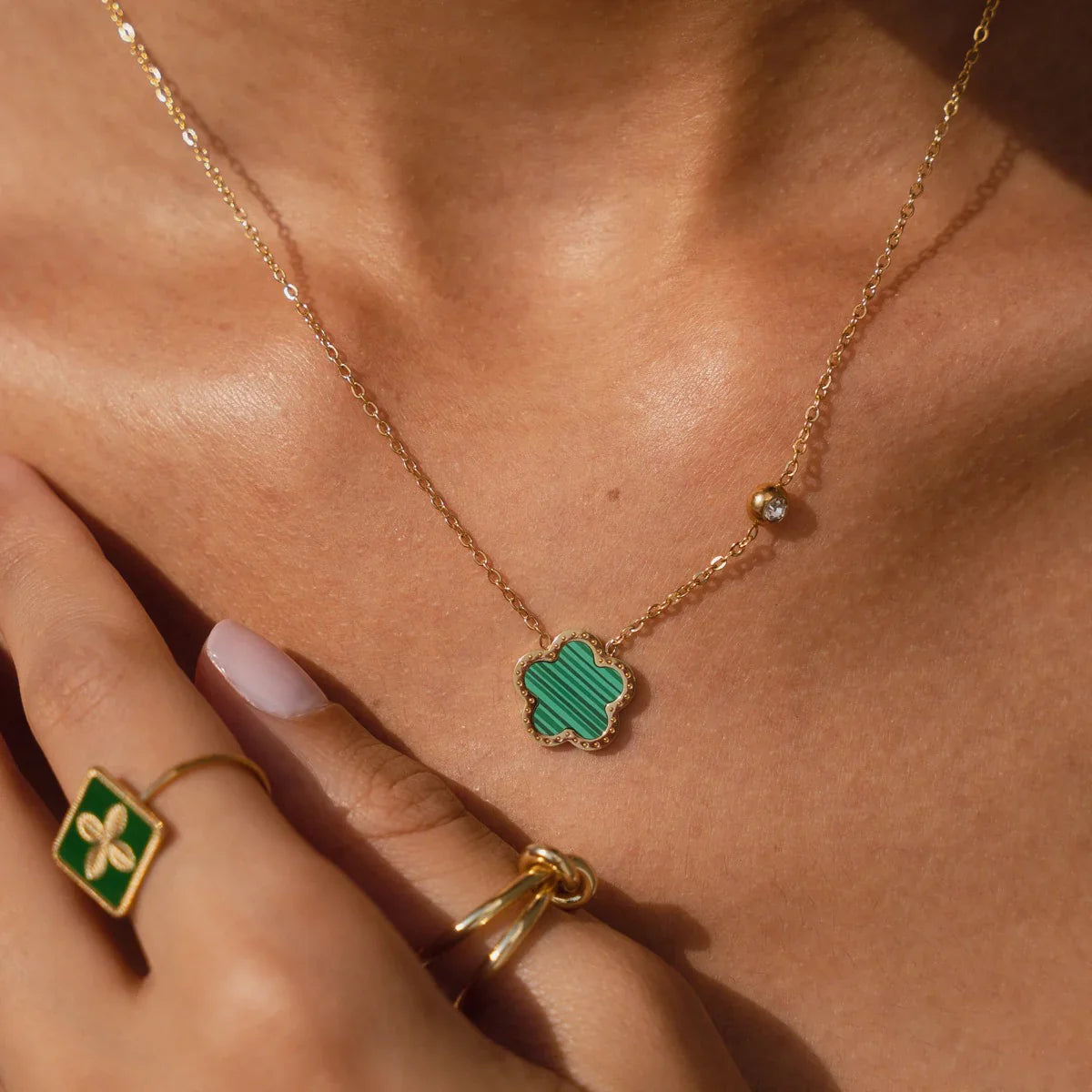 Colar Trevo 18K