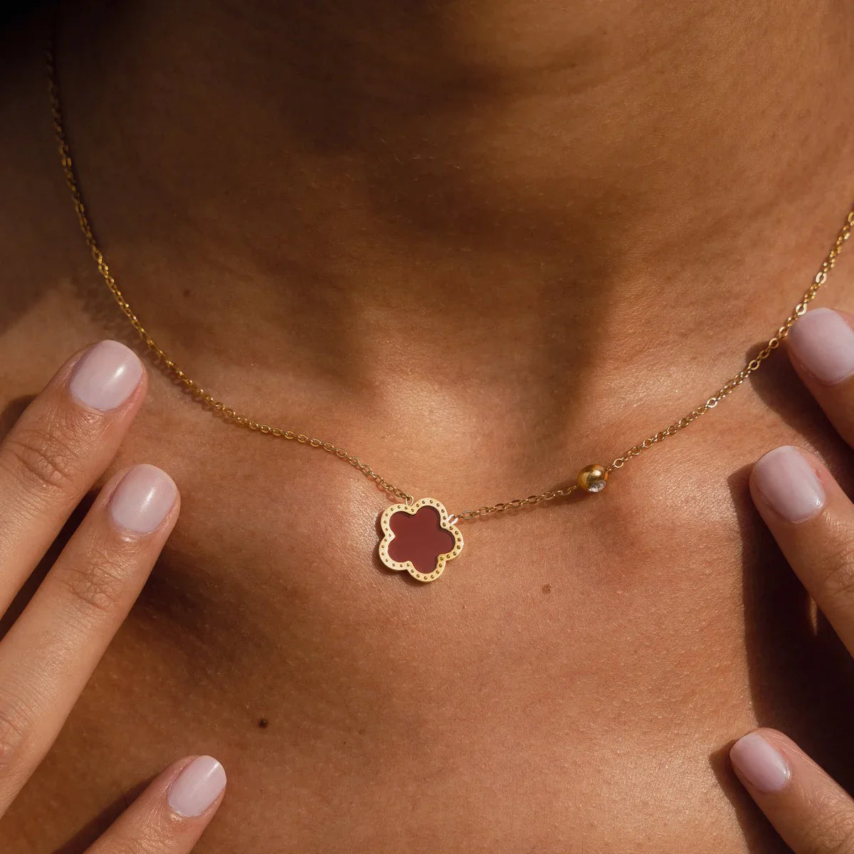 Colar Trevo 18K