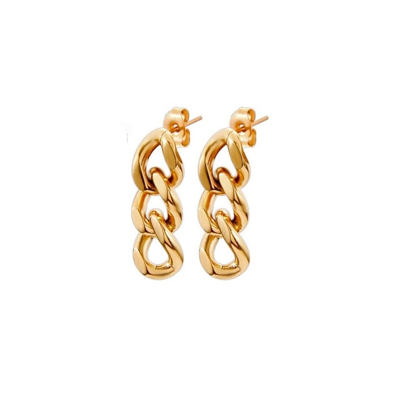 Brinco de Elos Dourado