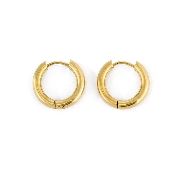 Brinco Trio de Argolas Dourado