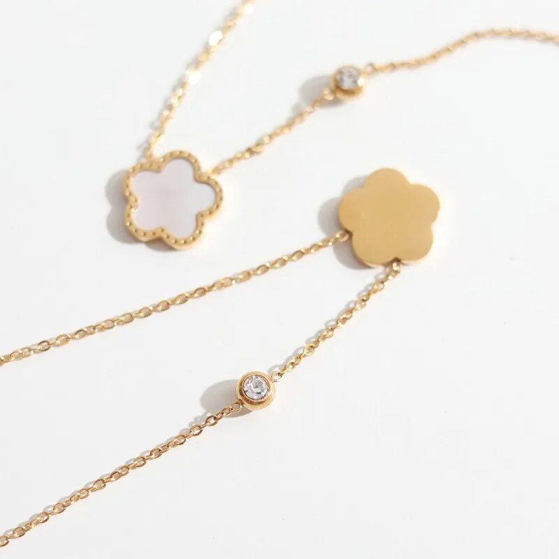 Colar Trevo 18K