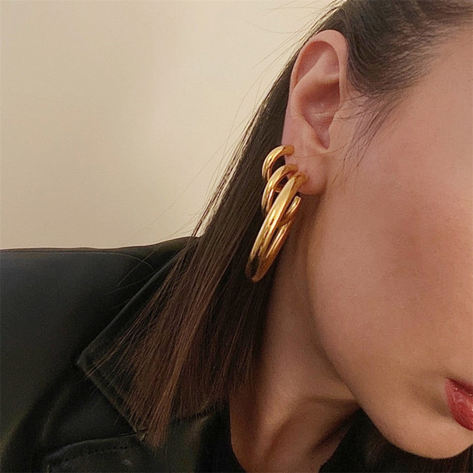 Brinco de Argola Dourado