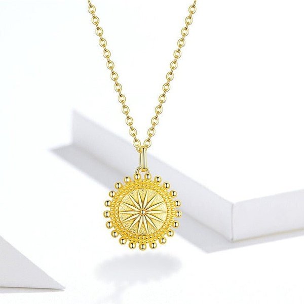 Colar Sol Dourado