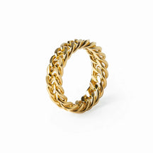 Anel Link Chain Dourado