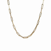 Colar Correntes Paperclip