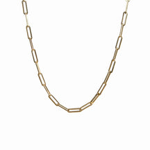 Colar Correntes Paperclip