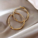 Brinco Argola Dourado Trabalhado