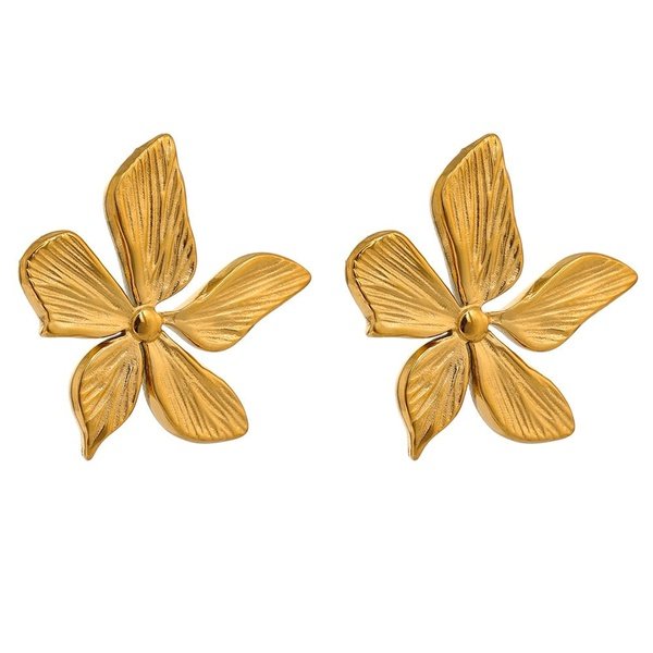 Brinco Dourado Flor