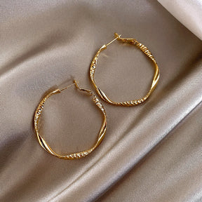 Brinco Argola Dourado Trabalhado