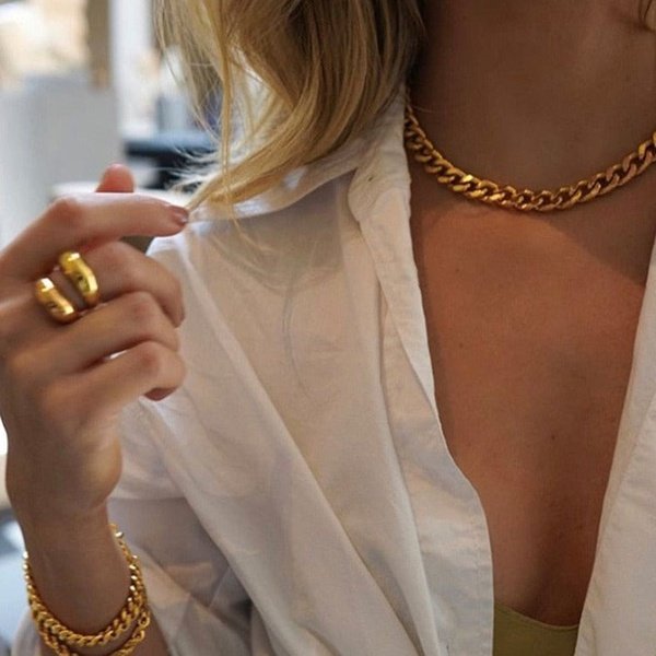 Colar Corrente Dourado