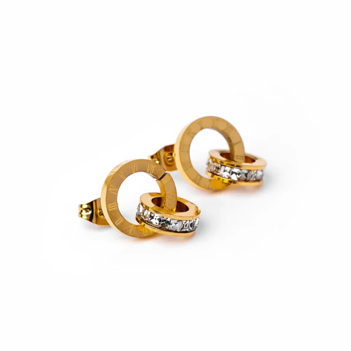 Brinco Redondo Romano Dourado