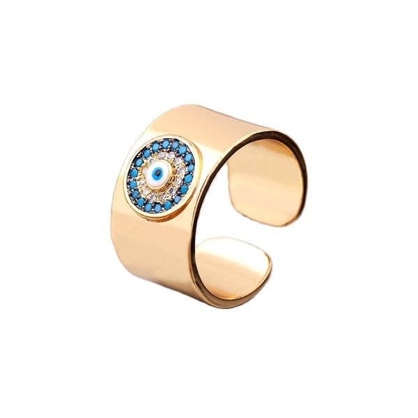 Bracelete Dourado Olho Grego