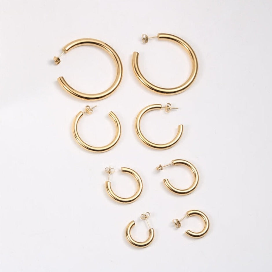 Brinco de Argola Dourado