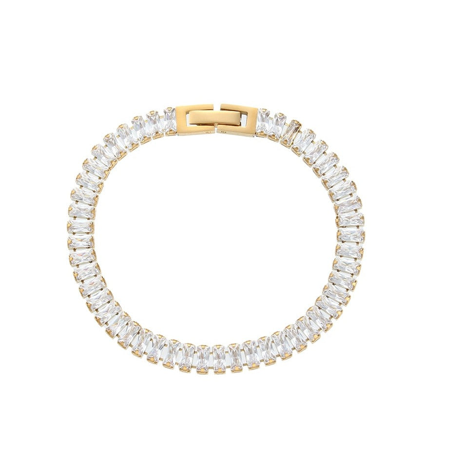 Pulseira Riviera com Zircônias