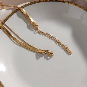 Colar Trio de Malhas 18K