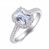 Anel Solitário Prata Royalty Diamante de Zircônia