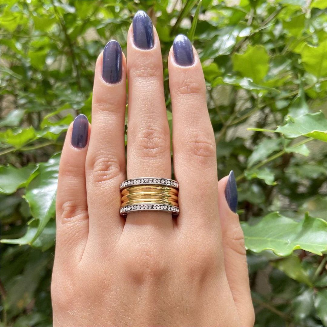 Anel Imperial Números Romanos 18K