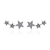Brinco Prata Estrelas