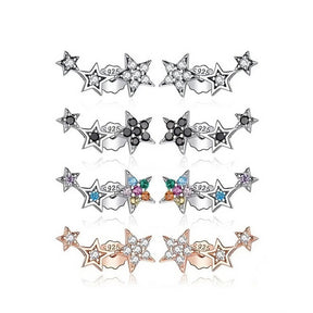Brinco Prata Estrelas