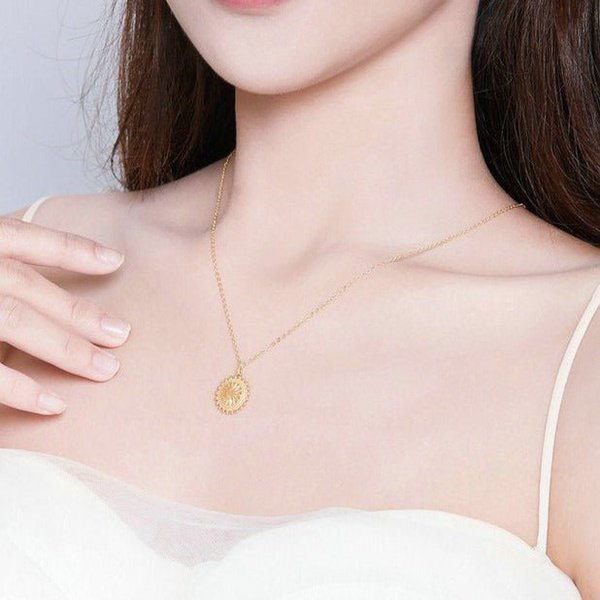 Colar Sol Dourado
